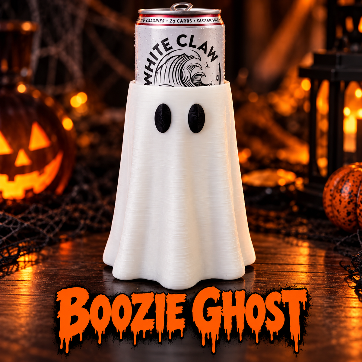 Ghost Boozie Can Holder